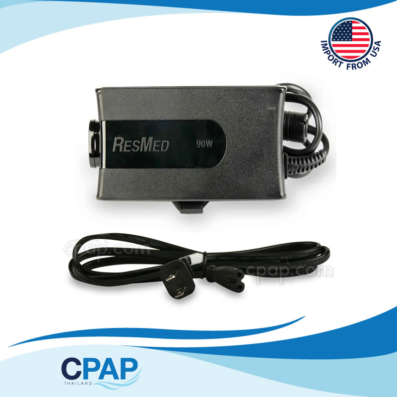 Resmed Adapter 90W Power Supply for ResMed AirSense 10, AirStart 10, AirCurve 10 อะแดปเตอร์ 90W สำหรับ Airse