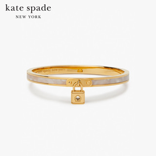 KATE SPADE NEW YORK LOCK AND SPADE CHARM BANGLE KD324 กำไลข้อมือ