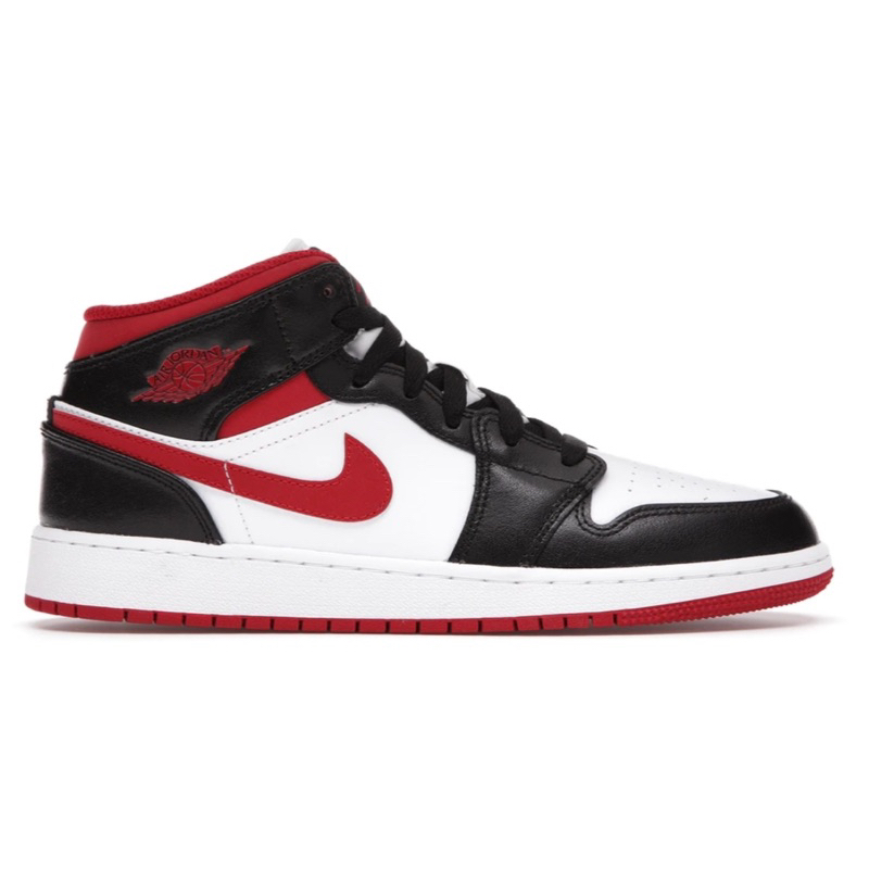 Nike Jordan 1 Mid Gym Red Black White (GS)