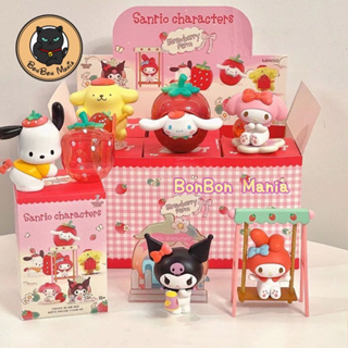 [แบบแยก-เลือกตัวได้]🍓Miniso Sanrio Characters Strawberry Farm blind box set