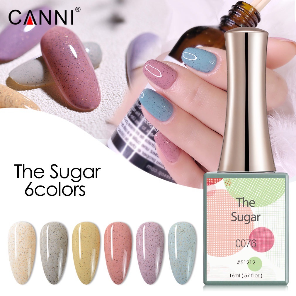 CNN008 สีแยกขวด: The Sugar Series ขนาด16ml. แบรนด์Canni