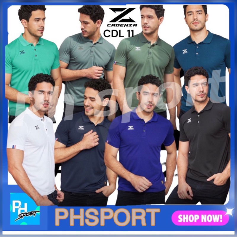 CADENZA เสื้อโปโลชายNEW CDL-11 CLASSIC POLOมี17สี