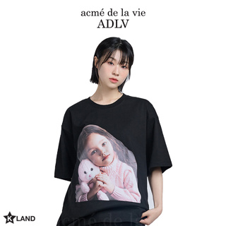 ADLV (acmé de la vie) BABY FACE RABBIT DOLL SHORT SLEEVE T-SHIRT (ADL23TS0019U)