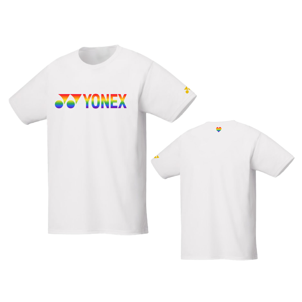 เสื้อ BIGLOGO YONEX สีรุ้ง พร้อมส่ง