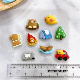 🧸˚ ༘♡ เรซิ่น การ์ตูน 2️⃣ ตัวการ์ตูน DIY เซตละ 10ชิ้น 🇹🇭พร้อมส่งนะคะ #SPP
