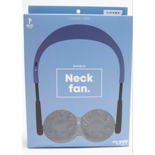 wego neck fan พัดลมพกพา พัดลมห้อยคอ ญี่ปุ่น สีกรมท่า navy