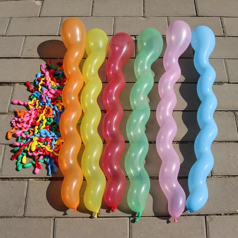 ร้านไทย ส่งจาก กทม. ทุกวัน ลูกโป่งแบบเกลียว แบบข้อ ลูกโป่งยาว สีสดใส น่ารัก (คละสี) อ่านรายละเอียดก่อนสั่งซื้อนะคะ ราคา ถูกที่สุด ดีลบีเคเค แกลเลอรีภาพที่ 6