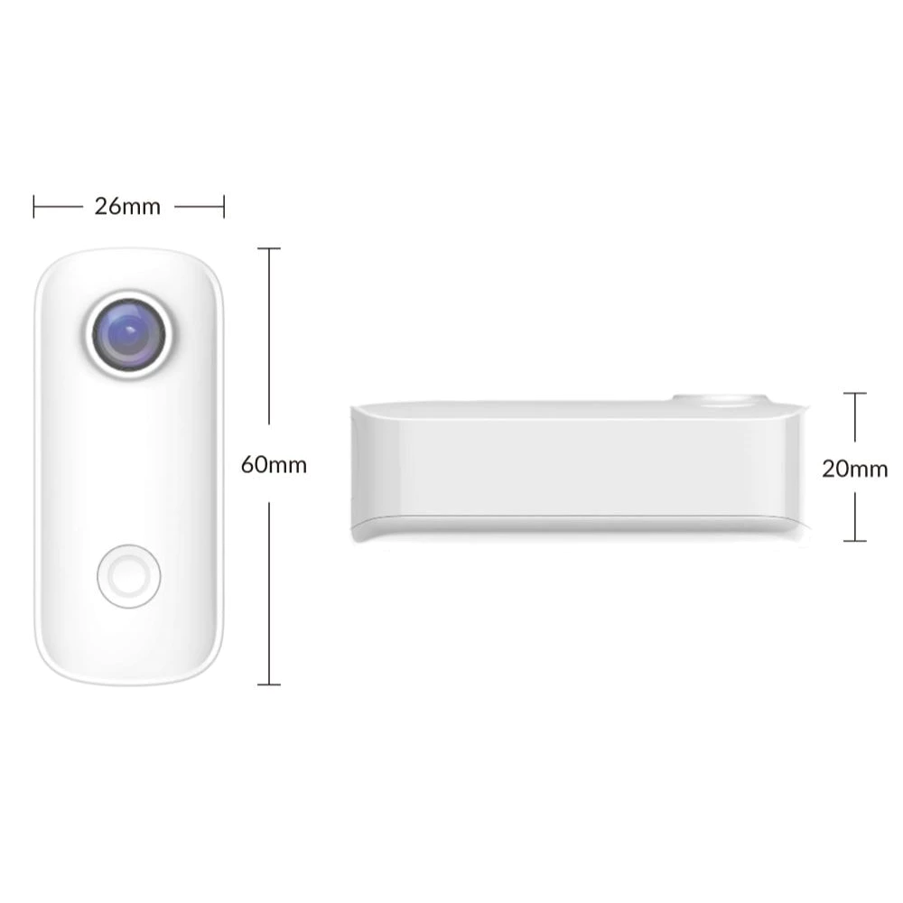 SJCAM C100 2K / C100+ 4K  Action Camera กล้องกันน้ำ กล้องติดหมวก มีระบบกันสั่น (รับประกัน 1ปี) thumbnail 7