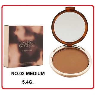 Beauty-Siam แท้ทั้งร้าน !!  BRONZE GODDESS ESTEELAUDER สี 02 MEDIUM  ขนาด 5.4 G.