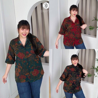 🔥Plussize🔥เสื้อคนอ้วน🔥 S รอบอก(bust) 48”สะโพก(hip) 52”      M รอบอก(bust) 52”สะโพก(hip) 56”