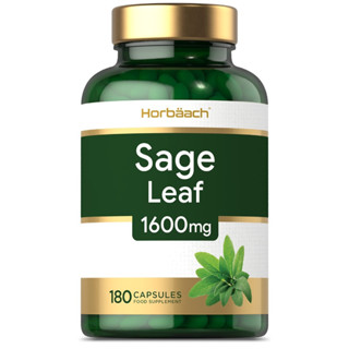 Horbäach Sage Leaf 1,600 mg. (180Capsules) สมุนไพรเสจ บำรุงสุขภาพ