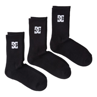 [แท้ 100%] ถุงเท้า DC SHOES CREW SOCKS FOR MEN [ADYAA03153-KVJ0] [PACK 3 คู่]