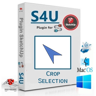 [E38] S4U Crop Selection 3.1.0 ( ปลั๊กอิน เครื่องมือการเลือกพิเศษ ) | Plugin for Sketchup 2017-2023