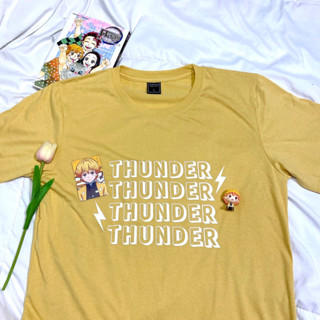 [พร้อมส่ง] เสื้อดาบพิฆาตอสูร THUNDER สายฟ้าเท่ๆ