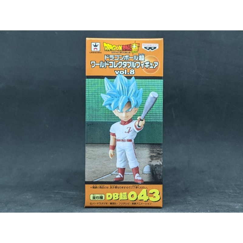 🇯🇵🐉⚽ Dragonball ดราก้อนบอล WCF vol.8 DB超043 SSGSS Goku โกคูผมฟ้า Baseball ของแท้ แมวทอง