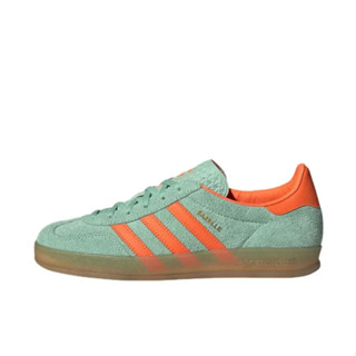 adidas orginals Gazelle Indoor orange Sports shoes style ของแท้ 100 %Running shoes