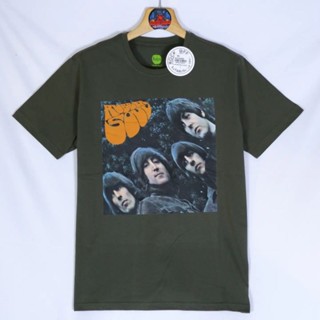 เสื้อวง The Beatles ลาย Rubber Soul Album มือ 1 ลิขสิทธิ์แท้จาก UK