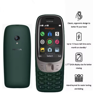 โทรศัพท์ปุ่มกด NOKIA 6310 4G สองซิม wifi โทรศัพท์สำรอง โทรศัพท์มือถือสำหรับนักเรียน ภาษาไทย