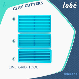 Checkerboard Line Grid Clay Cutter/ Clay Tools/ แม่พิมพ์กดดินโพลิเมอร์ทำต่างหูสำหรับตัดดินเส้นตารางหมากรุก