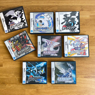 ตลับแท้ Nintendo DS : Pokemon  Platinum/Dimond/Pearl/White/White 2/Black/Black 2/Soulsilver มือสอง โซนญี่ปุ่น (JP)