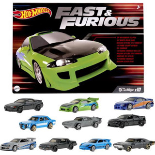 รถเหล็ก Hotwheels Fast &amp; Furious box 10คัน