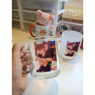 แก้วมัคแบบใส แบบขุ่น ส่งภาพมาให้สกรีนได้