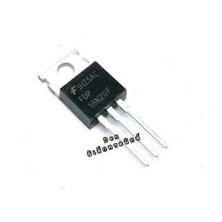 FDP 18N20F  TO220 18A200V MOSFET N-Fet มอสเฟต ทรานซิสเตอร์ สินค้าพร้อมส่ง (ราคา1ตัว)