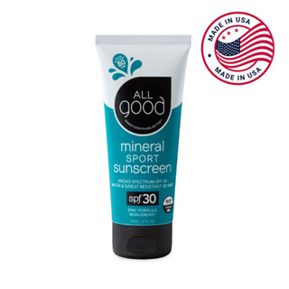 Allgood SPF30 Sport Mineral Sunscreen Lotionโลชั่นกันแดดกันน้ำสำหรับผิวอ่อนโยน กันแดดสำหรับผิวแพ้ง่าย