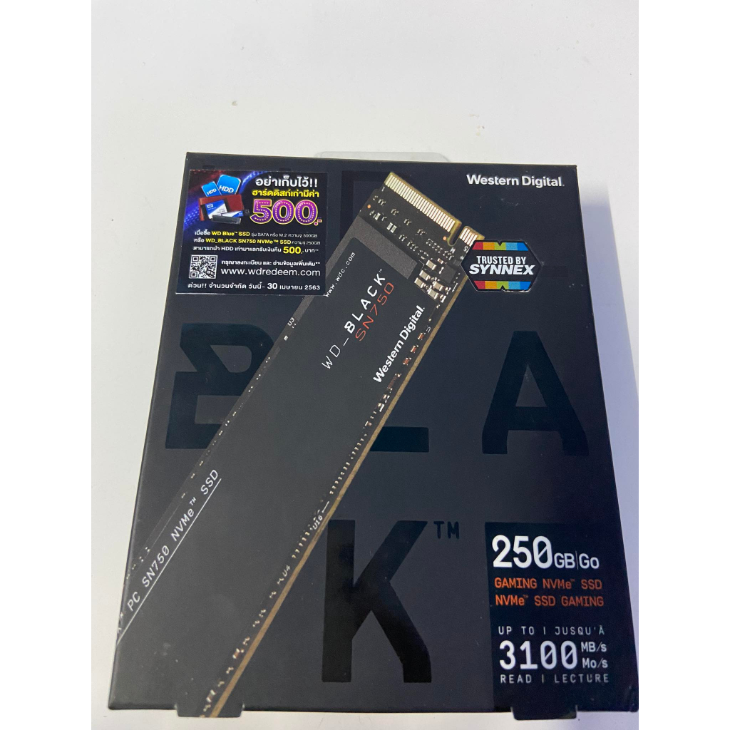 SSD Nvme. WD Black SN750 250GB. Gen3