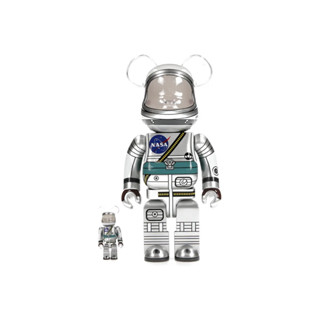 Bearbrick Project Mercury Astronaut 100% &amp; 400% Set