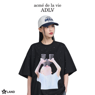 ADLV ( acmé de la vie)  BABY FACE SHORT SLEEVE T -SHIRT BINOCULARS (ADL21TS0036U)