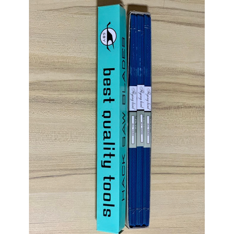ใบเลื่อย SBY12” อบสีฟ้า ใบตัดเหล็ก ตัดPVC  ยกกล่อง (72ใบ) คุณภาพดี ตรานกนางแอ่น