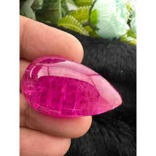 lab pink corundum ruby 30x22 63 carats