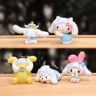 เซ็ต 5 โมเดล มายเม มายเมโลดี้ คุโรมิ kuromi my melody sanrio โปเชโกะ ปอม ปอมปอมปูริน ซานริโอ้