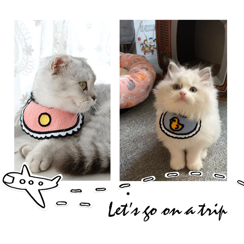 yoyopet : ปลอกคอแมว ปลอกคอหมา  ปลอกคอสัตว์เลี้ยง ผ้ากันเปื้อนแมว ลายน่ารัก สินค้าพร้อมส่ง thumbnail 3