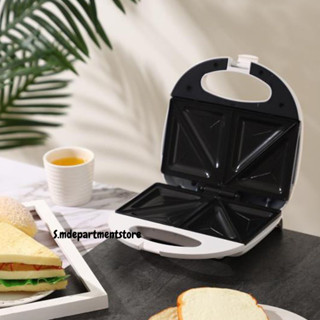 S.M.เครื่องทำแซนวิช แบบ 2 คู่  ที่ทำแซนวิช Sanwich maker  800W รุ่น F-410