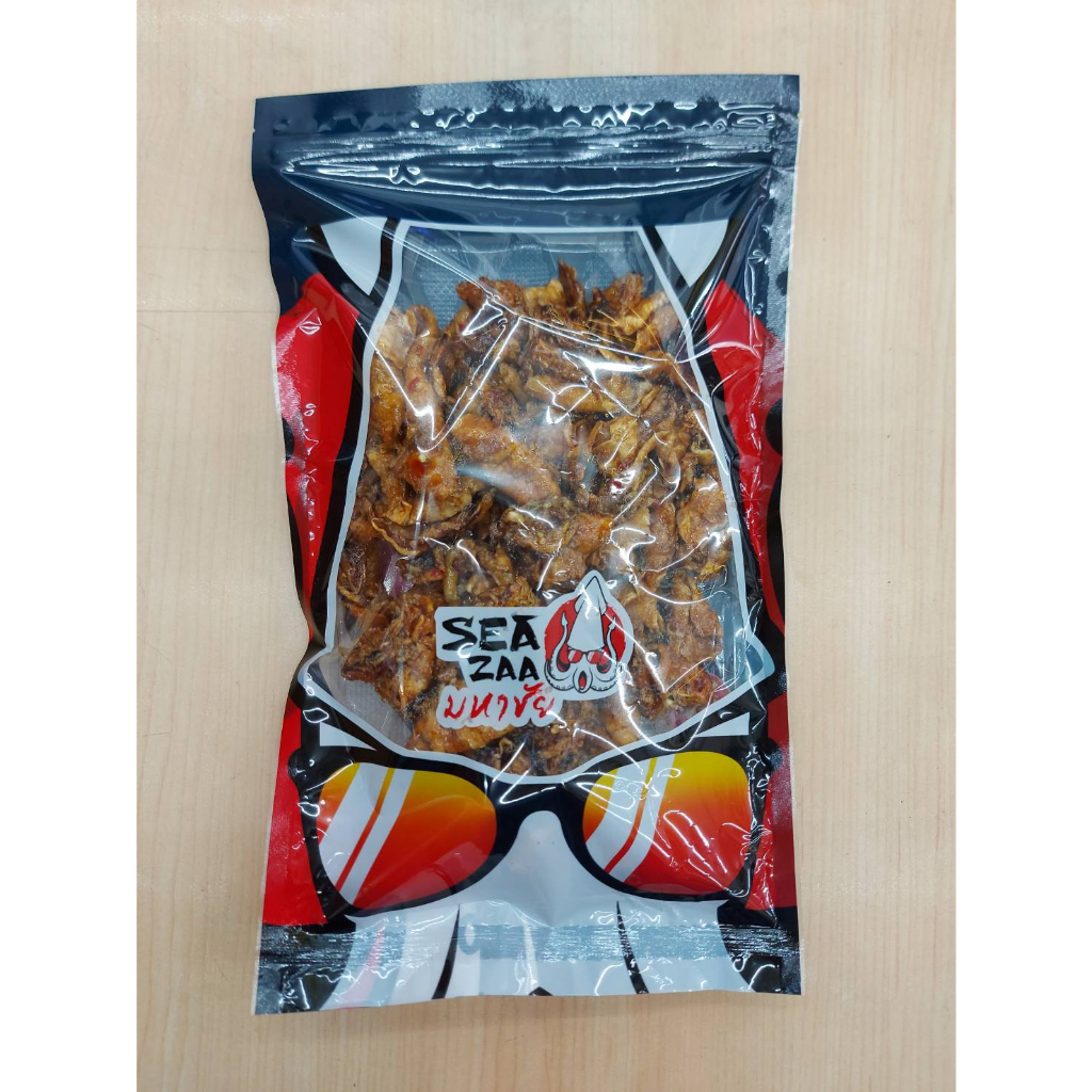 หมึกฉาบสามรส หมึกสามรส หมึกตัวฉาบ (250 กรัม และ 500 กรัม) - Seazaa