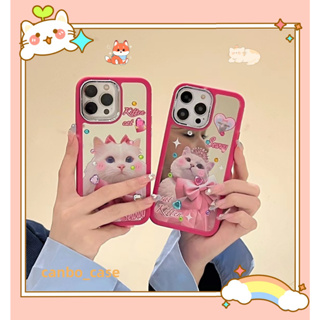 🎁ส่งของขวัญ🎁เคสไอโฟน สำหรับ 11 14 for iPhone Case 13 12 Pro Max น่าสนใจ น่ารัก แฟชั่น แมว กันกระแทก เคสนิ่ม เคสโทรศัพท์