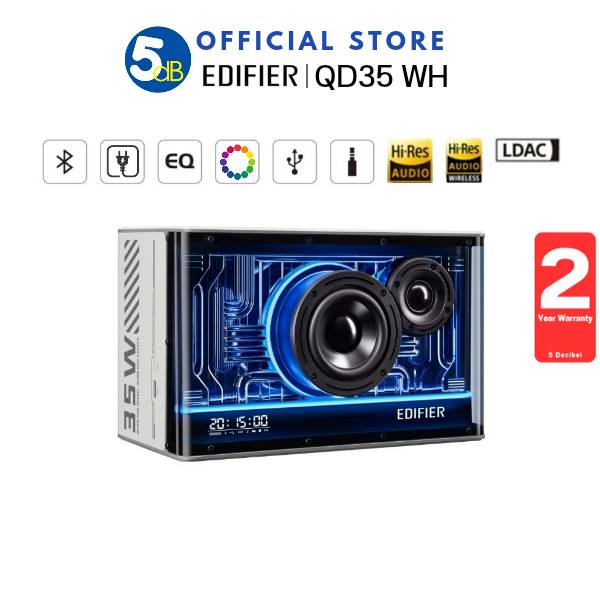 EDIFIER QD35 (White) Tabletop Bluetooth5.3 Speaker with 35W GaN charger / สีขาว / รัปประกัน2ปี ศูนย์