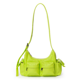 Samo Ondoh รุ่น Pocket Mug Bag M สี Nappa Green Neon พร้อมส่ง