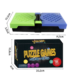 🚀ส่งจากไทย🚀 เกมกระดาน PUZZLE ของเล่นฝึกสมอง พกพาสะดวก PUZZLE GREAMS Head to Head (Learning Resources)