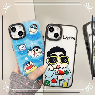 เคสไอโฟน iphone 11 14 Pro Max น่ารัก เรียบง่าย บุคลิกภาพ เครยอนชินจัง  ป้องกันการตก iphone 12 13 Pro Case for iPhone