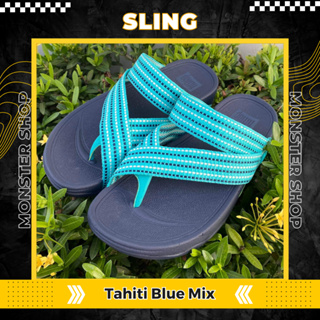 💥ลด50% Fitflop SlingWeave : Tahiti Blue Mix (แท้ล้าน%)