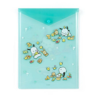 Sanrio Clear File with Pockets Pochacco แฟ้ม4+1ซองกระดุม Size is approx. 23.5 × 1× 31cm