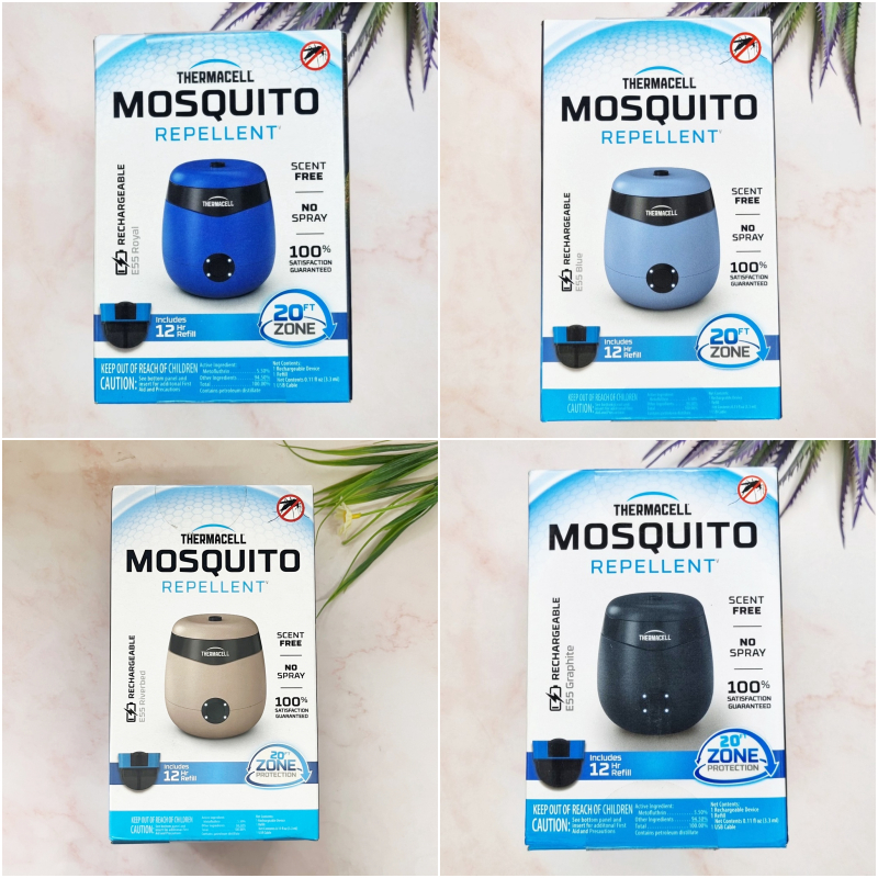 [Thermacell®] Mosquito Repellent E-Series Rechargeable Repeller Includes 12-Hr Refill เครื่องไล่ยุง แบบชาร์จไฟได้