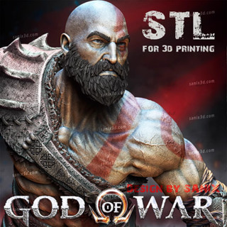 [โมเดลไม่ทำสี] 	[Kratos "God of War" SANIX High Definition Edition] 3D printing model