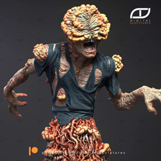 [โมเดลไม่ทำสี] Clicker monster bust high-definition version [the last survivor] 3D printing model