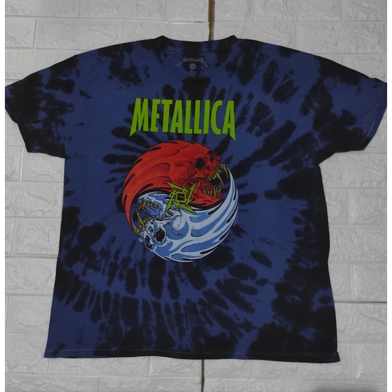 เสื้อยืดวง Metallica มัดย้อม ลิขสิทธิ์ ปี 2020