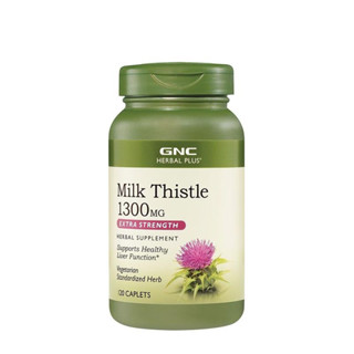 GNC Herbal Plus Milk Thistle 1300mg 120 caplets