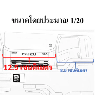 แบบทำหัวโมเดลรถบรรทุก ชุดที่ 1 1/24 1/20 1/16 1/14 กระดาษ แบบหัวหม่ำโมเดล แบบทำหัวรถพลาสวูด แบบหัวโมเดลรถบรรทุก